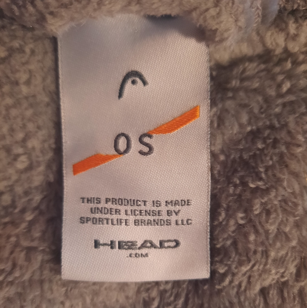 Head super soft gray robe one size fits most *S - Picture 2 of 6
